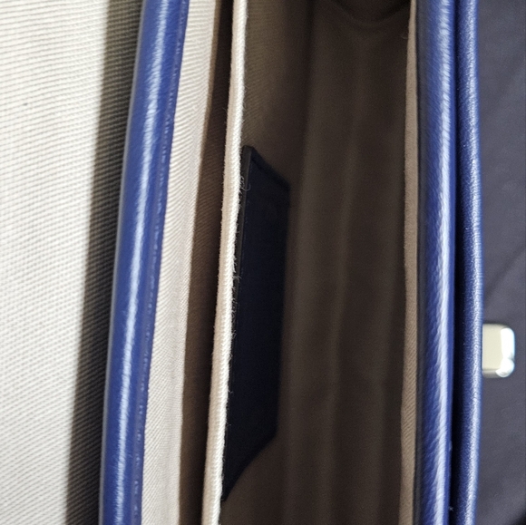 Coach Legacy Penny Crossbody – Blue & Yellow – Like New - Picture 3 of 4